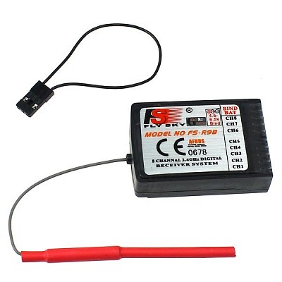 FlySKY FS 8ch 2.4G RX FS-R9B Upgrade RC transmitter receiver for TH9X 9ch transmitter FS-TH9X remote control