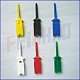 F01892-10 10sets/lot 6 colors small SMD IC Hook Clip Grabbers Test Probe cable for multimeter