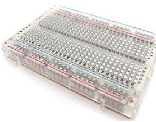 Solderless Solder Less Mini Bread Plate Transparent Mini Breadboard 400 Points 83x55mm
