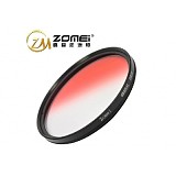 Zomei GC-Red 77mm Red Color Graduated Filter Circle Lens Optical Neutral Density for SLR DSLR 24-70 24-105