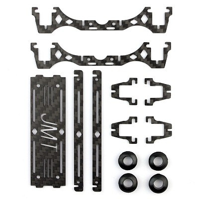 New Mini 100mm Carbon Fiber Frame with Motor Mount Protector for DIY Indoor FPV Quadcopter Drone Unassembled