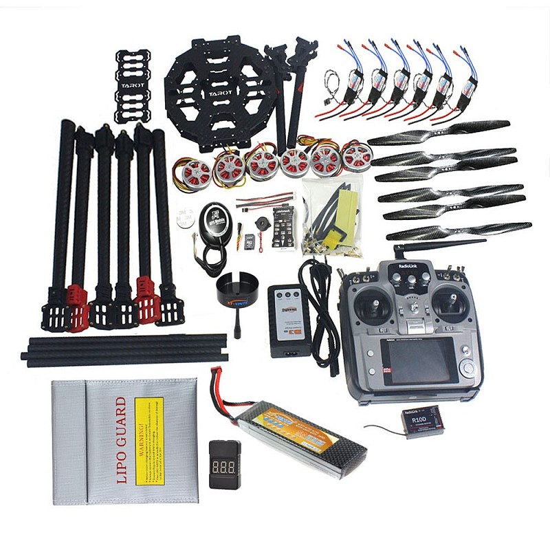 ARF/PNP Full Set Hexacopter GPS Drone Aircraft Kit Tarot FY690S Frame 750KV Motor PIX 2.4.8 32 Bit Flight Controller
