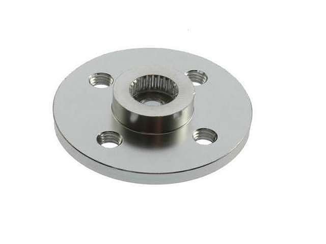 CNC Aluminum Alloy Servo Plate Round Disc Horn 23T Silver Color for JR Sanwa Series