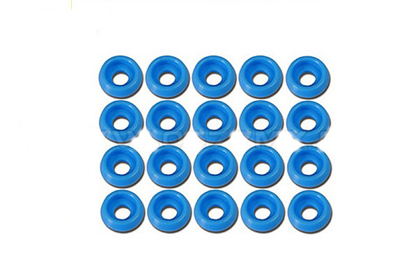 Tarot 20 Pcs M2.5 Spacer Washer TL2819-01 Blue for GB Screws RC Helicopter Parts
