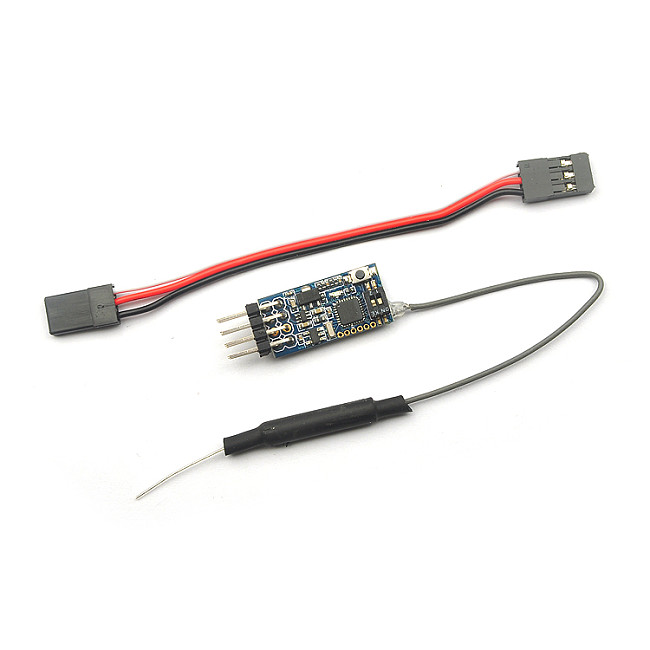 FD802 Mini FPV Receiver 8 channels with amplifier compatible with Frsky X9D for Tiny QX90 QX80 Micro Racing Quadcopter