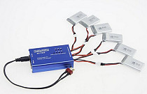 6 Port Balancing Charge BC-1S06 0.5A Charger for Li-po Battery without Power Adapter
