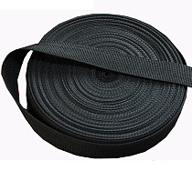 10Meter 2.5cm Width Black Thicken Polyester Band Strap Belt Webbing For DIY Handbag Shoulder bag Mssenger bag