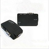 VT-520 AV to VGA TV TO PC Signal TV S-Video Converter Adapter Switch Box