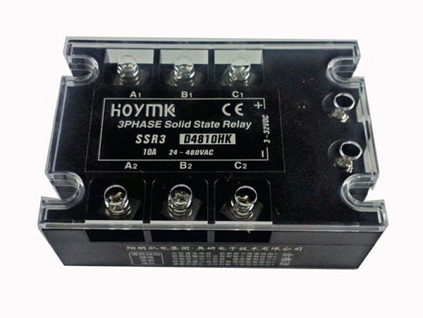 Hoymk SSR3-D4810HK 10A DC-AC SSR3 D4810HK 3 Phase Solid State Relay