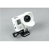 F09611 White Color Camera Anti- exposure Protective Housing Frame Border for GoPro HD HERO 3 and Hero 3plus Camera