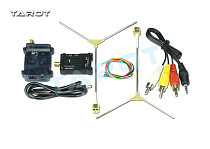 Tarot TL300N5 1.2G 600MW AV Wireless Wiring Transmitter Receiver TX RX Set with 1.2G Antenna for FPV