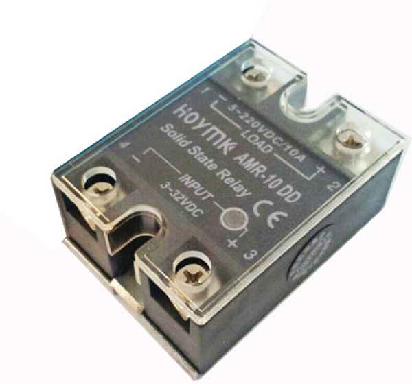 Hoymk AMR-10DD DC-DC 10A Actually 3-32V DC to 5-220V DC AMR 10DD Single Phase Solid State Relay
