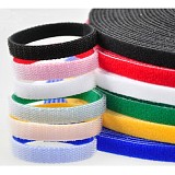 Mix-color 1 Meter * 1.5 CM Velcro Cable Ties Strap Wire Fasteners Organiser Holder For Laptop TV Computer