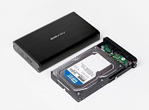 Universal Acasis BA-06USI 3.5inch Aluminum IDE SATA USB 2.0 Serial Parallel Dual Using HDD Enclosure Hard Drive Box