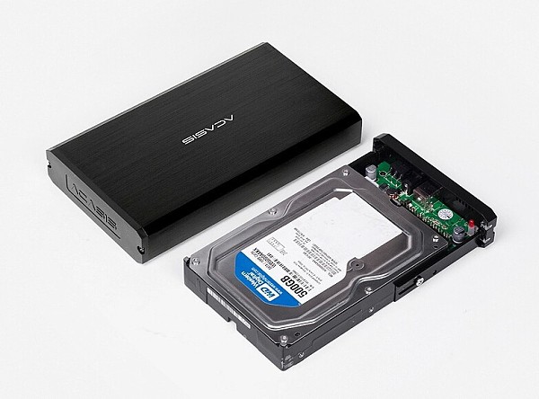 Universal Acasis BA-06USI 3.5inch Aluminum IDE SATA USB 2.0 Serial Parallel Dual Using HDD Enclosure Hard Drive Box
