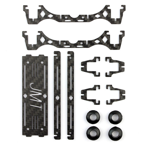 New Mini 100mm Carbon Fiber Frame with Motor Mount Protector for DIY Indoor FPV Quadcopter Drone Unassembled