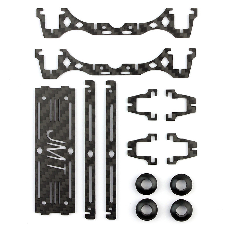 New Mini 100mm Carbon Fiber Frame with Motor Mount Protector for DIY Indoor FPV Quadcopter Drone Unassembled
