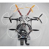 RTF F550 550 mm Hexa-Rotor Air Frame Assembled Kit with Radiolink 6 CH Transmitter Prop Protector Battery Charger