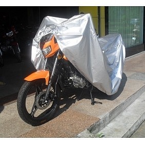 All Sliver Sports Motorcycle Cover Scooter Cover Waterproof UV Protection XXXL 295cm*111cm*141cm