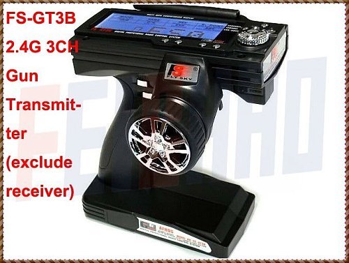 Flysky GT3B FS-GT3B 2.4G 3CH Gun Controller Transmitter No receiver , For RC Car Boat