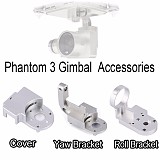 Gimbal Repair Kit Protector Guard Yaw Roll Bracket Cover Cap DIY Replacement for DJI Phantom3 Professional Advanced