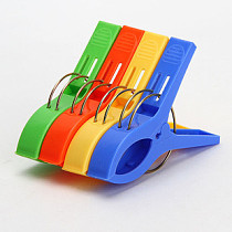 F04720-10 Mix Color 40Pcs Big Plastic Windproof Clothes hanging Peg Beddable Quilt Sheet Clip Racks Clip