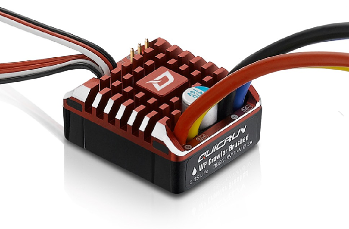 Hobbywing QuicRun 1/10 1/8 WaterProof Crawler Brushed 80A Electronic Speed Controller ESC With Program box BEC T Plug
