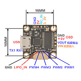 Teeny1S F3 16*16mm Betaflight STM32F3 OSD BEC Flight Control Board for RC Drone Quadcopter