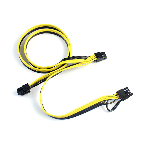 Modular PSU Power Supply Cables PCI e Molex 6pin to 2 PCI-e 8 pin 6+2pin PCI Express Internal Power Splitter Ribbon Cable
