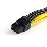 Modular PSU Power Supply Cables PCI e Molex 6pin to 2 PCI-e 8 pin 6+2pin PCI Express Internal Power Splitter Ribbon Cable