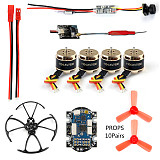 DIY RC Mini Racer FPV Drone kit with R6DSM/X9D/FS-X6B/RFASB Receiver 25mw 800TVL VTX+CAMERA 4in1 ESC F3 Flight Controller Motor