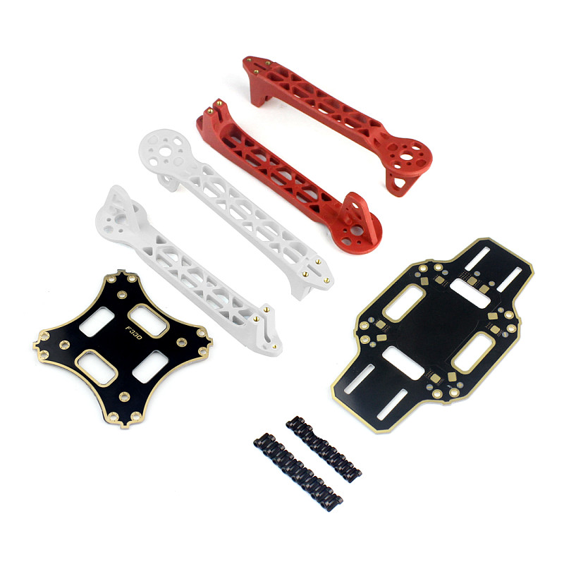 F330 MultiCopter Frame Airframe Flame Wheel kit White/Red As DJI For KK MK MWC 4 axis RC Quadcopter UFO
