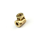 Brass Mini Cardan 3mm-3mm Counpling DIY Toy Accessories Universal joint for DIY Car Boat