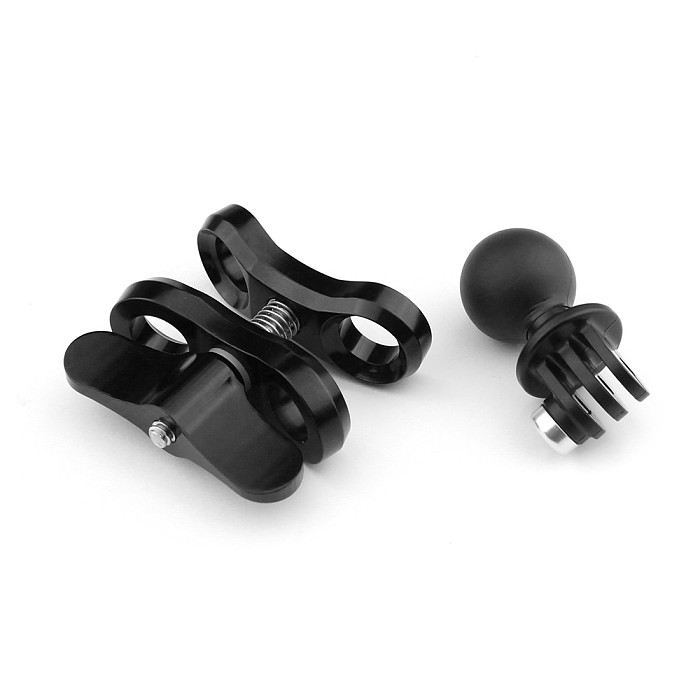 Aluminum CNC Diving Lights Ball Butterfly Clip Arm Clamp Mount + ABS Ball Base Adapter For GOPRO HERO3/3+/4/5 3plus 3 C?