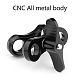 Diving Lights Ball Butterfly Clip Arm Clamp Mount For GOPRO 3+/4/5 Xiaoyi Gitup