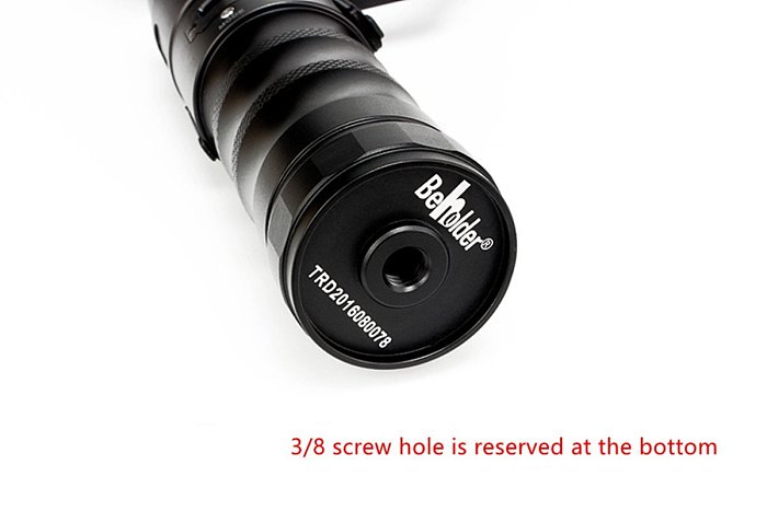Beholder DS2A Handheld Gimbal Stabilizer 3-Axis Brushless Gimbal No Screen Blocking Design for DSLR Camera Support  Weight 1.8kg