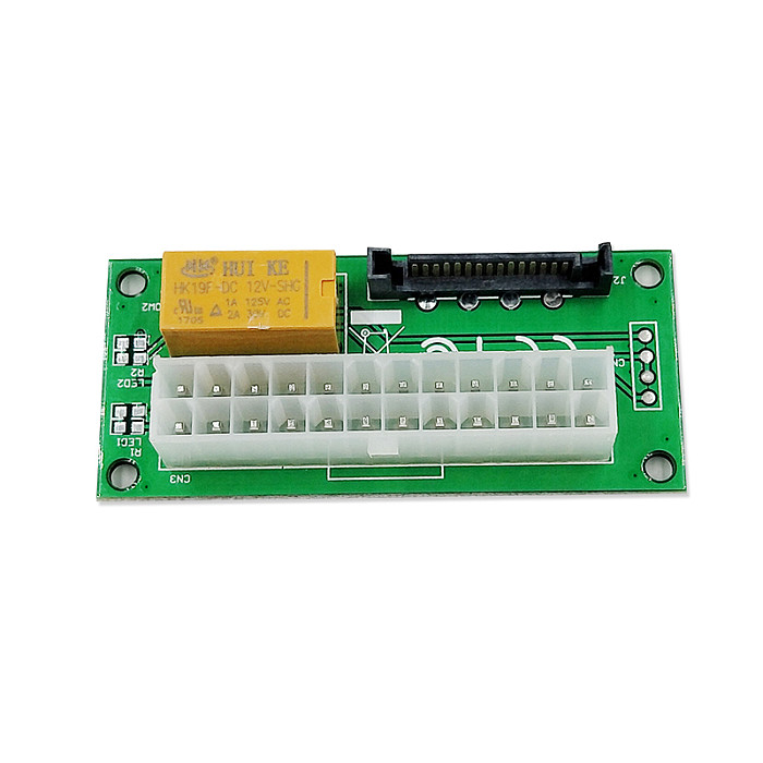 WBTUO Dual Power Supply Startup Module Computer Power Synchronous Starting Control Multi-Power Simultaneous Start Line Circuit Miner