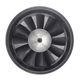 QX-MOTOR 64mm 12 Blades Ducted Fan EDF with Ducted Barrel Accessories for RC Drone Brushless Motor