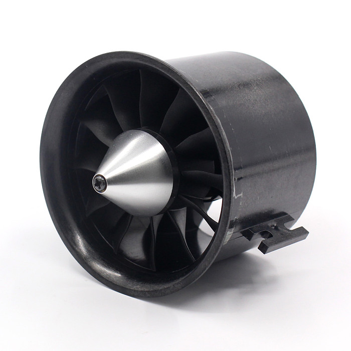 QX 70mm 12 Blades EDF Ducted Fan 4S Motor QF2827 2600KV Brushless Motor for Jet AirPlane