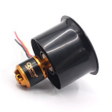 55mm/64mm 6/5 Blades EDF Ducted Fan with QF2611 3500KV/4500KV Brushless Motor for RC Drone Ducted