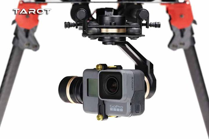 Tarot 3D V Metal 3 axis PTZ Gimbal Camera Stablizer TL3T05 for GOPRO Action Camera FPV Drone