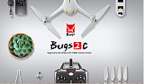 MJX B2C Monster 1080P HD WIFI Camera Drone GPS Dual Mode Altitude Aircraft Brushless RC Quadcopter Racer FPV Drone