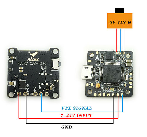 Us 62 Hglrc Xjb F413 Tx Elf Flight Tower Camera Dshot Flight Control Board Bs13a Vtx M Xt Xinte Com