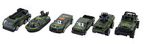6pcs/set 1:64 Alloy Car Children's Baby Kid Toy Military Series Christmas Gift