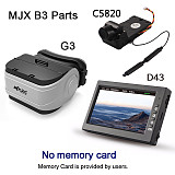 MJX D43 5.8G FPV Monitor 4.3 inch LCD Screen RC Brushless Drone Spare Parts with G3 Goggles fits for C5820 Bugs 3 C5830 Bugs 6