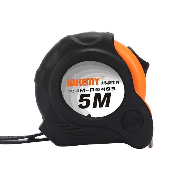 New 5M Self Lock Measuring magnetic Tapes With Hand Strap Belt Clip Double-sided Tape Measure Retractable Easy Read Rubber Case