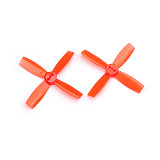 2Pairs 2435 PC Nylon 4 Blade CW CCW Propeller 2.4 Inch Props for Micro Brushless FPV Drone Quadrocopter