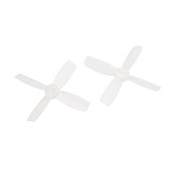 2Pairs 2435 PC Nylon 4 Blade CW CCW Propeller 2.4 Inch Props for Micro Brushless FPV Drone Quadrocopter