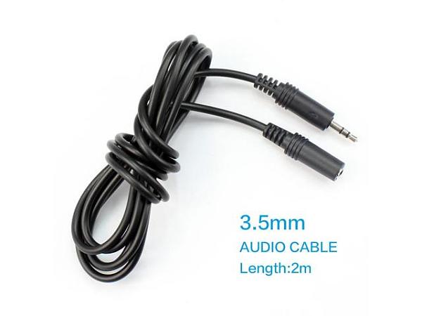 jack 3.5mm male to female Stereo Audio Cable 2m Headphone Aux Extension Cable