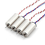 4 Pcs 1S / 2S Lantian Mini 8520 Strong Magnetic Hollow Brushed ?Motor for RC Drone Quadcopter